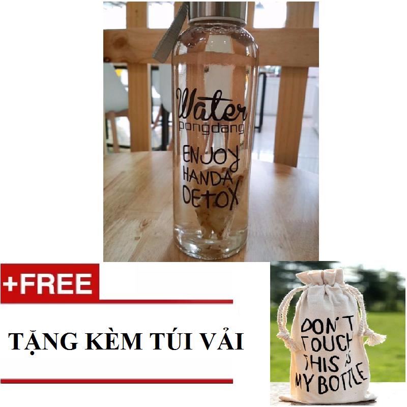 Water pitcher pongdang glass premium 500ml wired handy gift with cloth bag-accessories indispensable in summer 2019