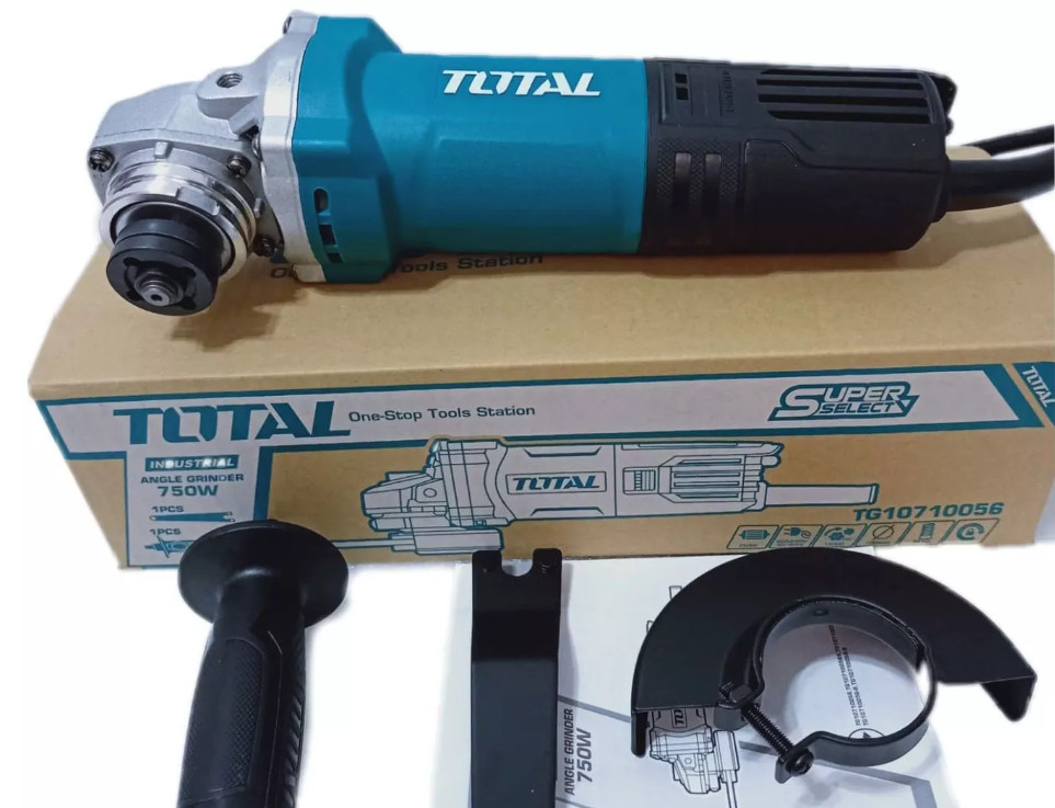 4" (100mm) Máy mài góc 750W Total TG10710056