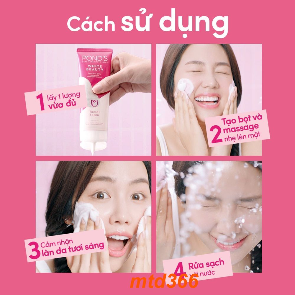 Sữa Rửa Mặt 100g Làm Sáng Da Ponds Bright Beauty