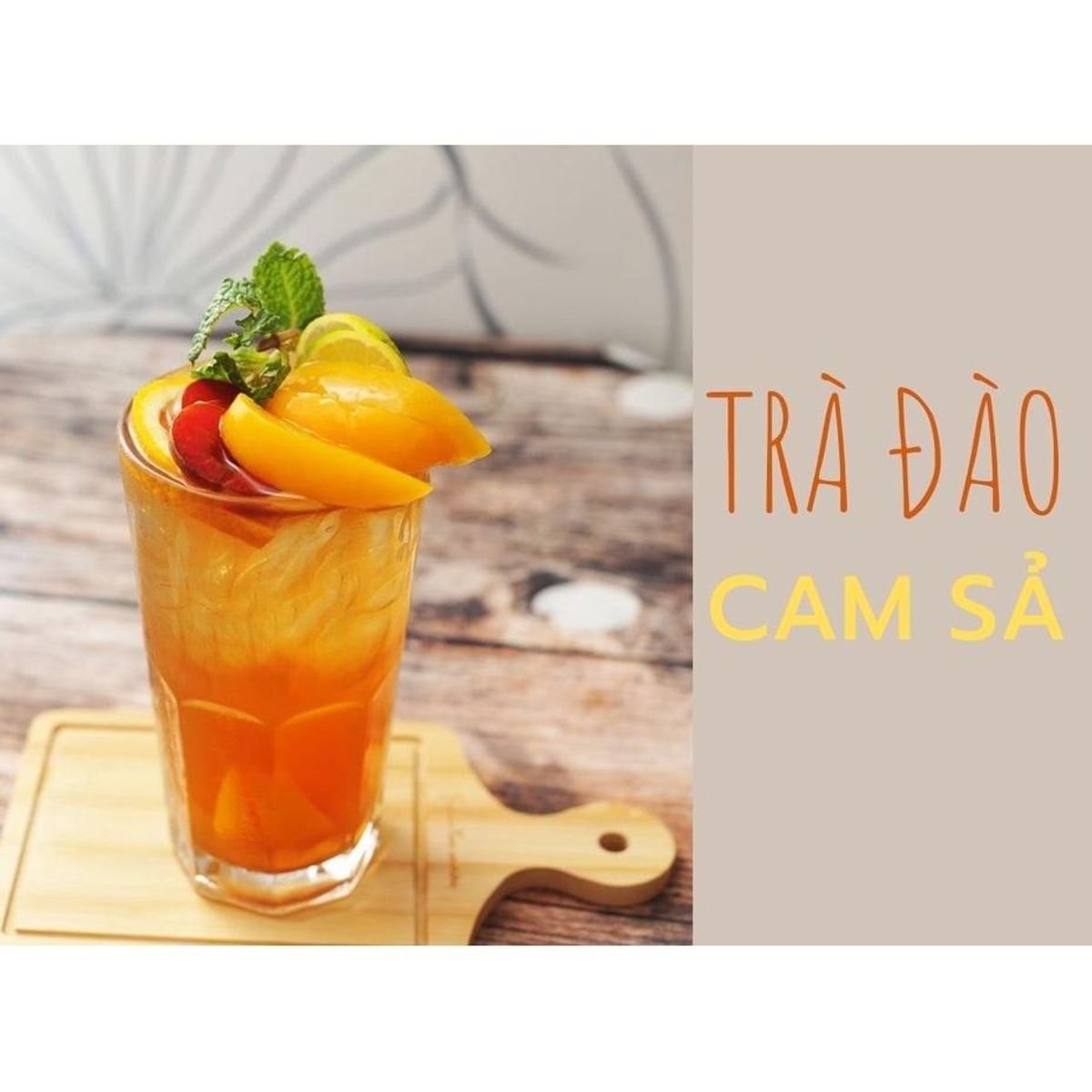 Trà Đào Cam Sả Tiện Dụng BKB 275g - Giải Pháp Pha Chế Đơn Giản và Thơm Ngon
