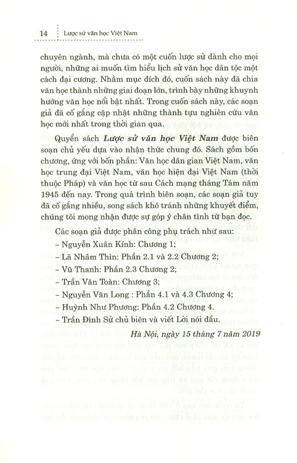 Lược Sử Văn Học Việt Nam (Bìa Cứng)