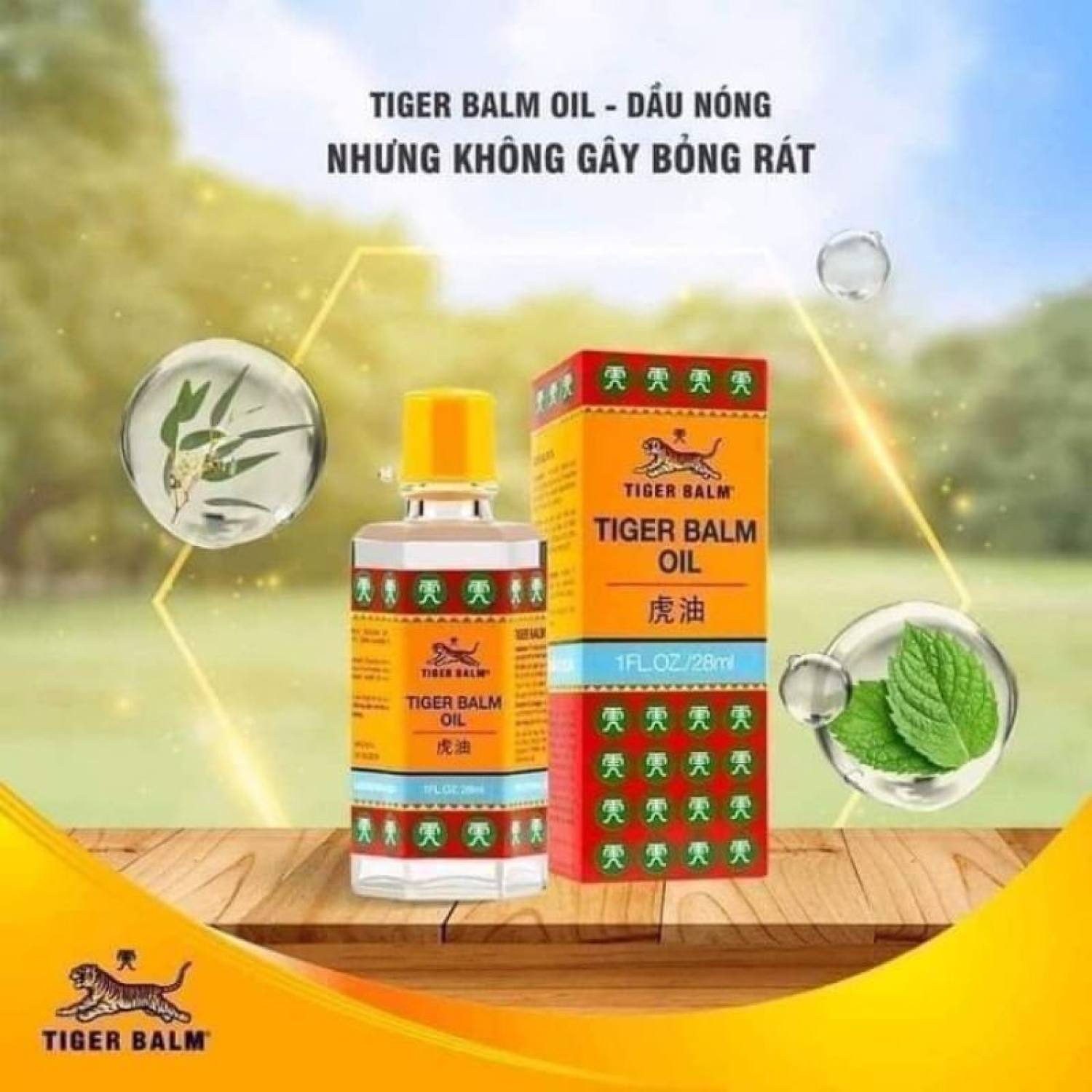 Dầu Nóng Tiger Balm Liniment 28-57ml