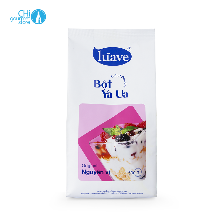 Bột Yogurt - LÚAVE - 500gr - Sữa chua thơm béo cho thức uống ngon bột sữa