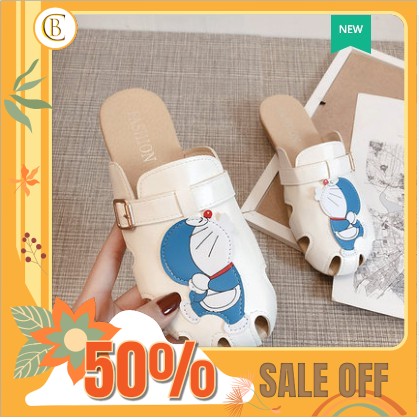 Dép Bao Đầu Hình Doraemon