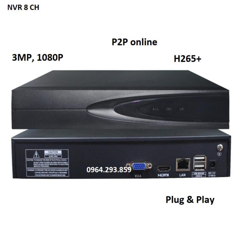 Đầu ghi camera IP 8 kênh ( H265+)