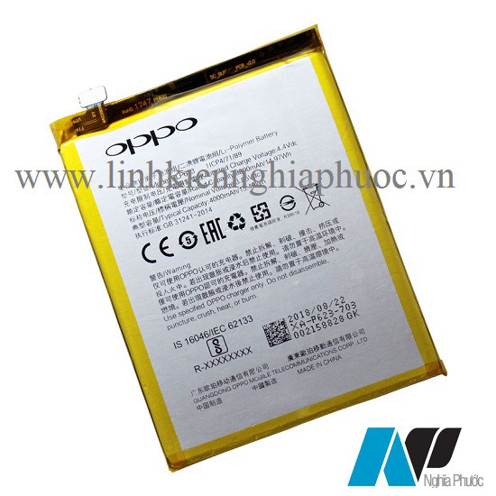 Pin oppo f3 cph1609 hàng nhập khẩu