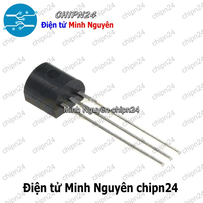 [25 con] (KT1) Transistor S9018 TO-92 NPN 50mA 18V (9018) - HH002006