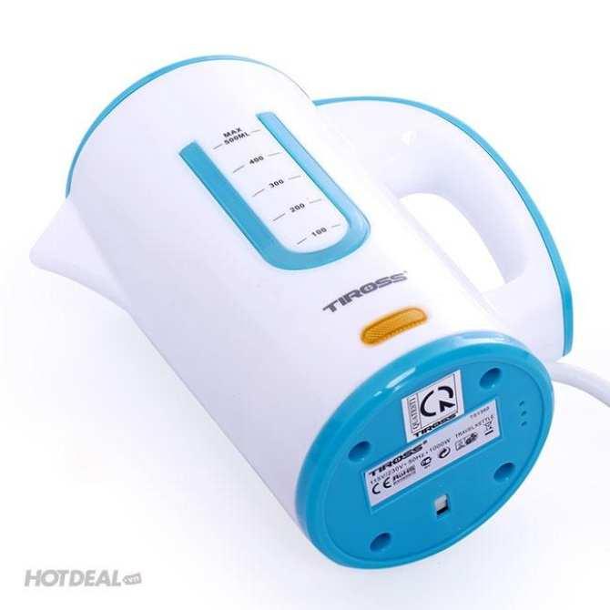 Ấm Siêu Tốc Du Lịch Tiross TS1360 0.5L- Xanh