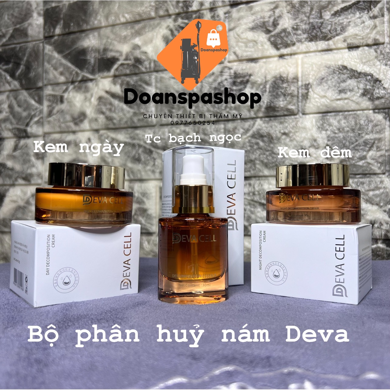 Bộ Phân Hủy Nám Luxury DevaCell - Deva cell