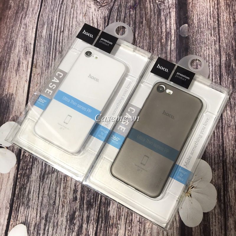 Ốp lưng lụa siêu mỏng iPhone 7, iPhone 7 Plus, iPhone 8, iPhone 8 Plus chính hãng HOCO chống vân tay