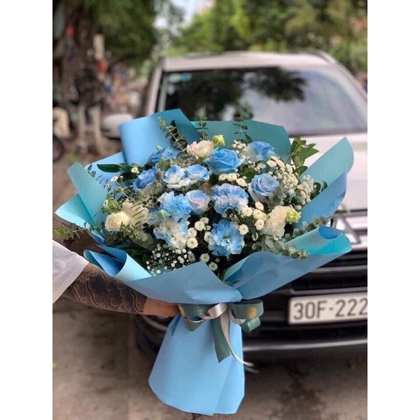Giấy trơn 2 mặt gói hoa [Tập20tờ]