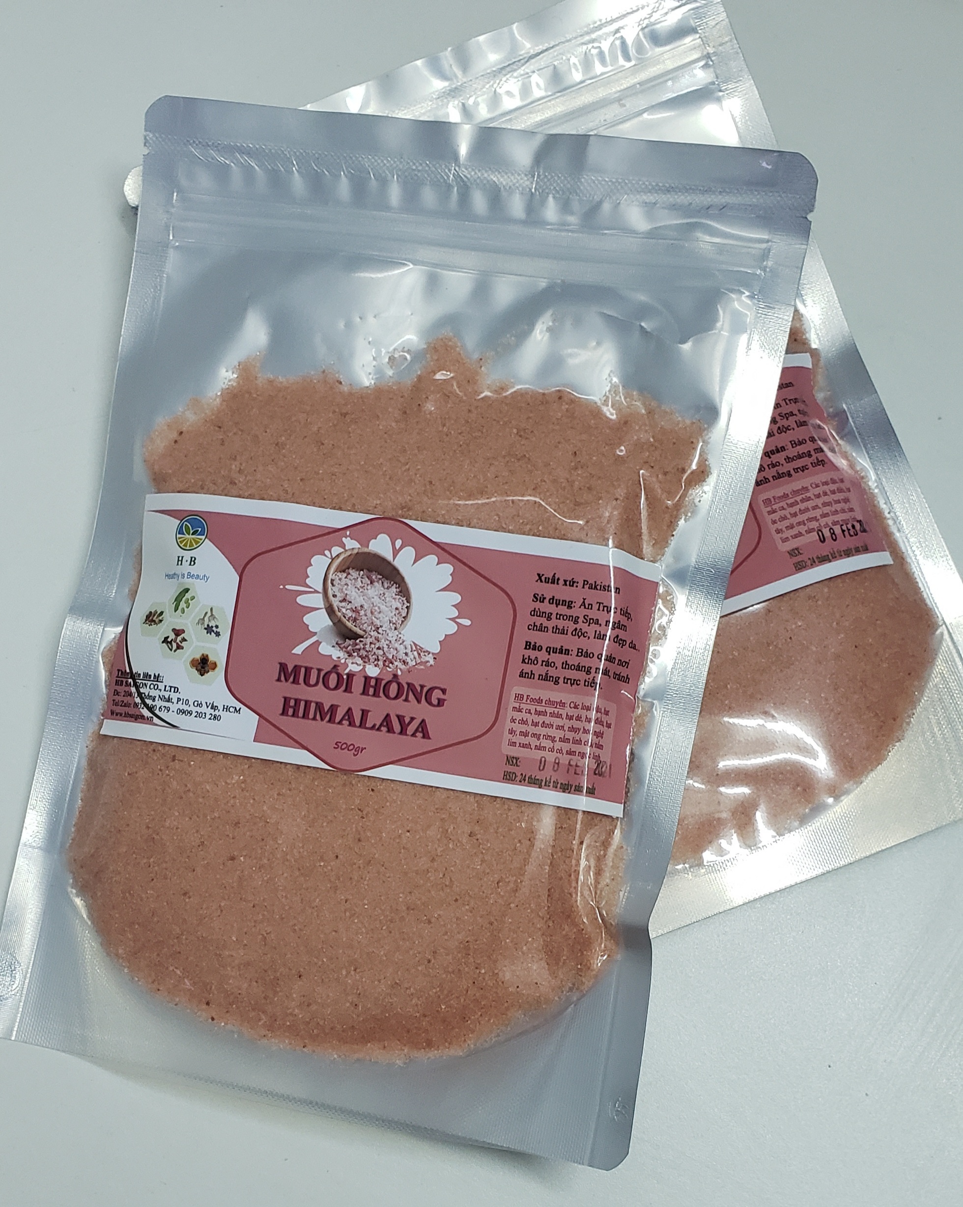 [HCM]Muối Hồng Himalaya - Túi 500g