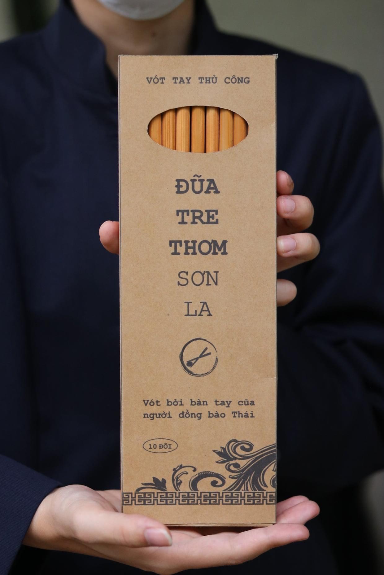 Đũa Tre Sơn La - Đũa Nấu 40cm (1 đôi)
