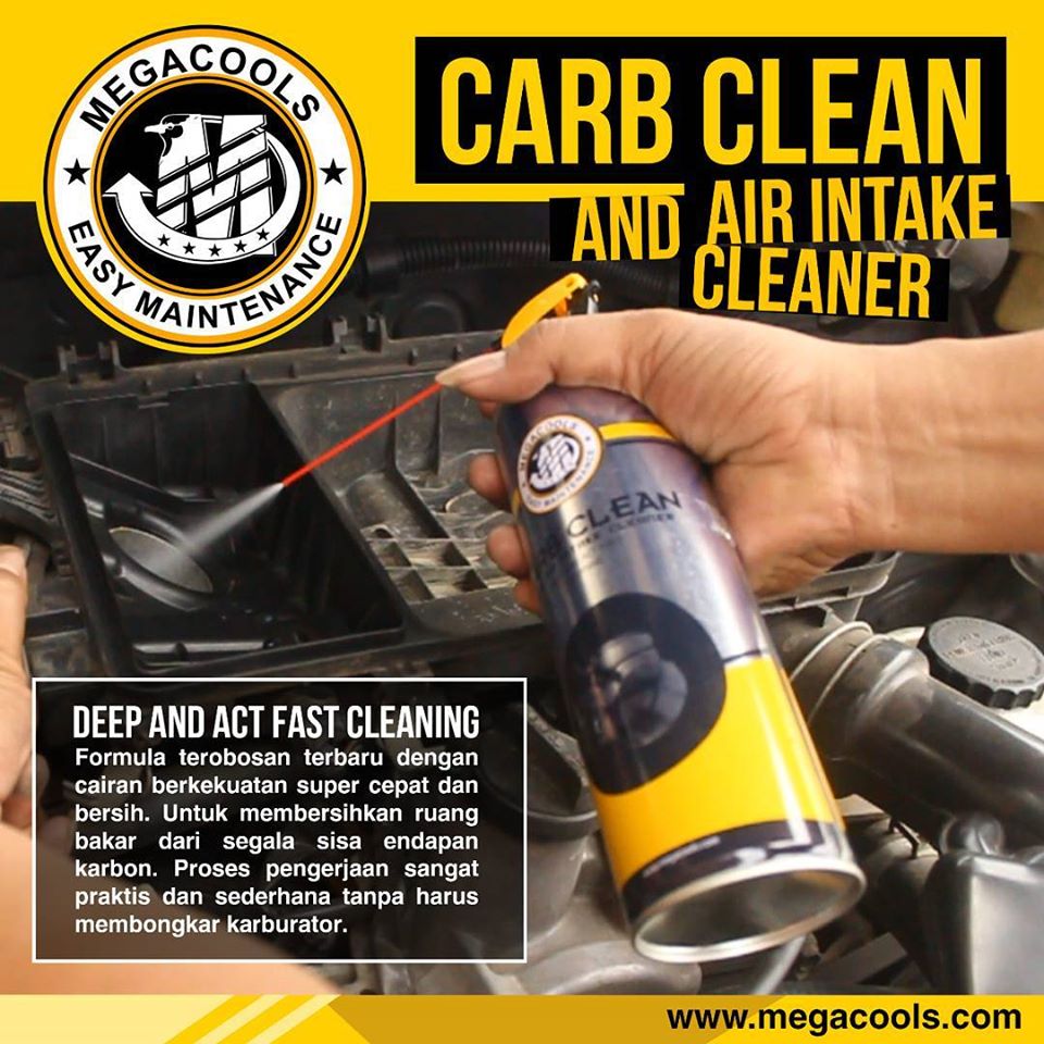 Dung dịch vệ sinh buồng đốt MEGACOOLS CARB CLEANER 300ml