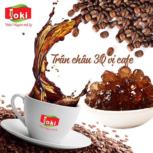 Trân châu 3Q vị cafe Yoki