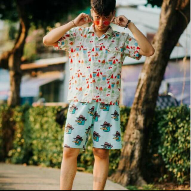 Quần Đùi Hoạt Hình Perry form unisex