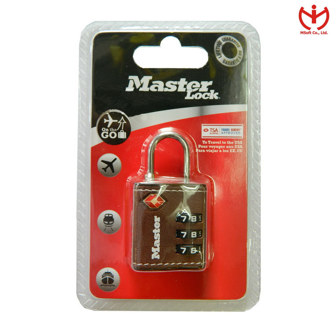 Khóa móc mở số 30mm Master Lock 4692 EURDBRN