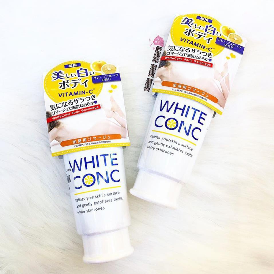 Tẩy tế bào chết dưỡng trắng da white conc 180g - nhật bản