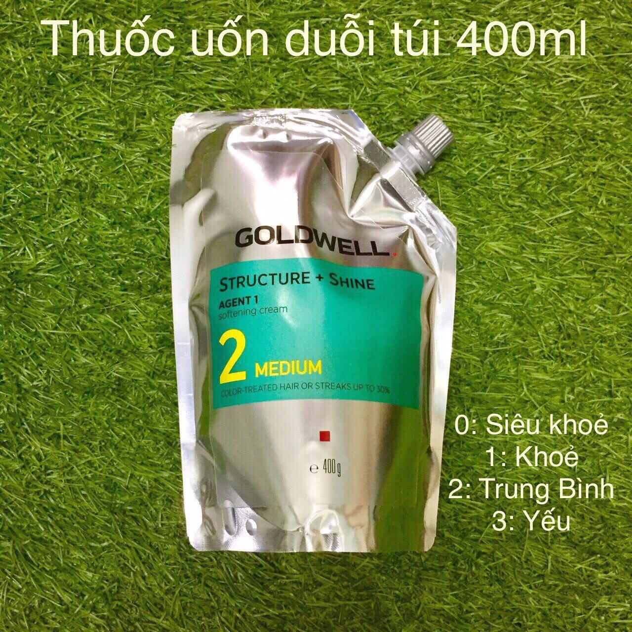 [HCM]Cặp duỗi tóc cao cấp Goldwell Structure + Shine 400mlx2