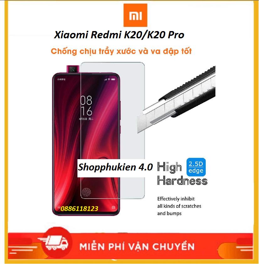 Bộ 2 kính cường lực tặng ốp lưng dẻo Xiaomi Redmi K20 / k20pro