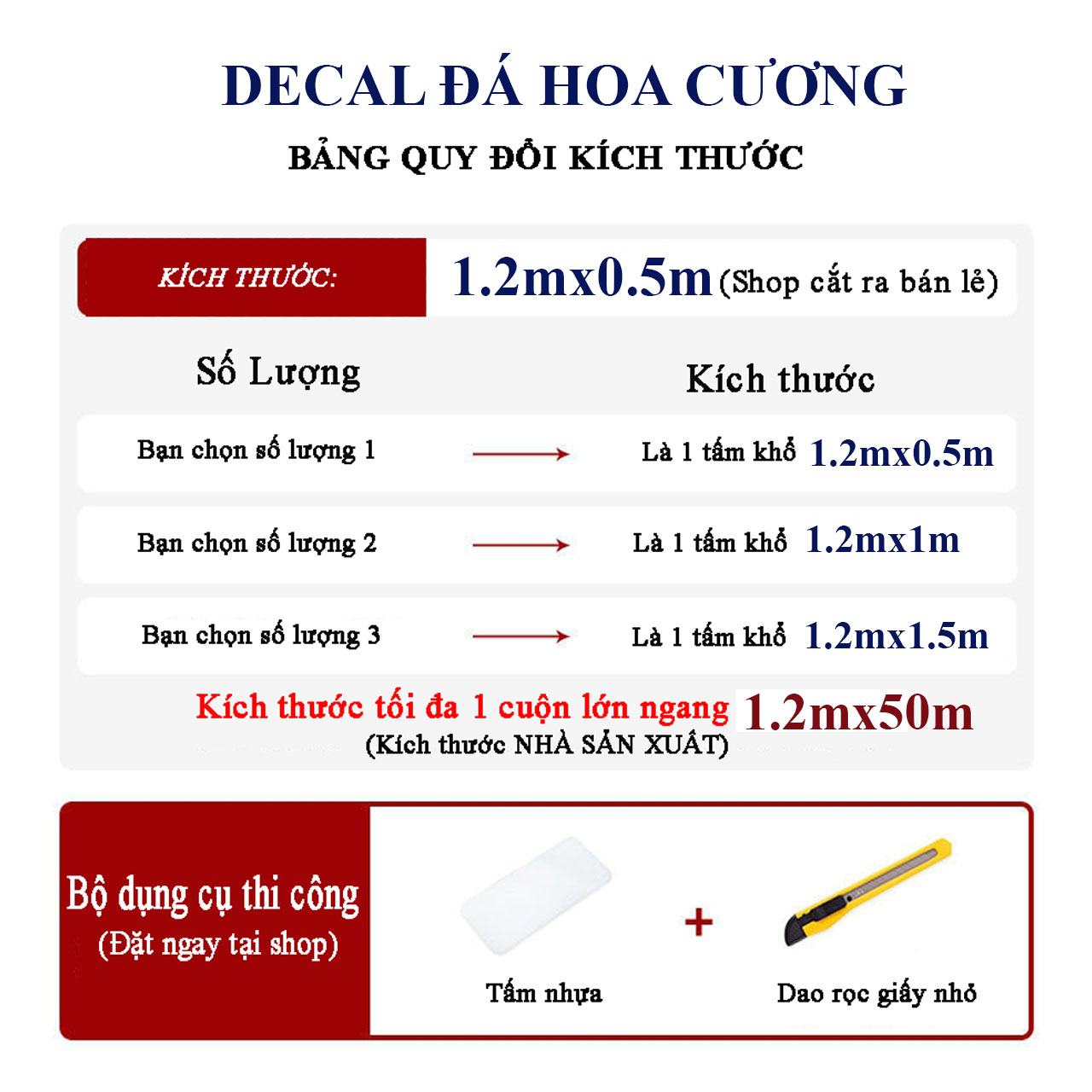 [1,2m x 1m] Decal dán kính cát mờ nhiều mẫu