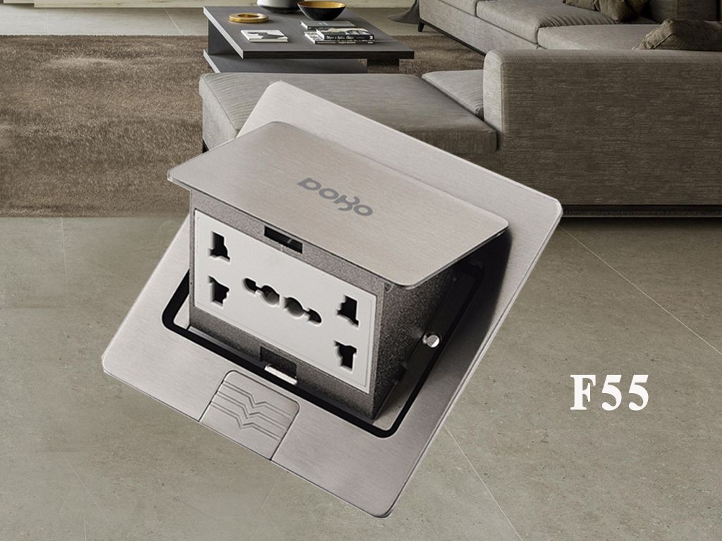 Bộ Ổ Cắm Âm Sàn Giảm Tốc DoBo Hàn Quốc