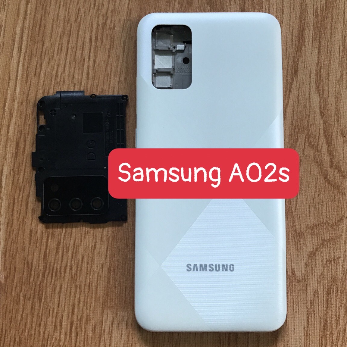 Bộ xương vỏ samsung A02s zin