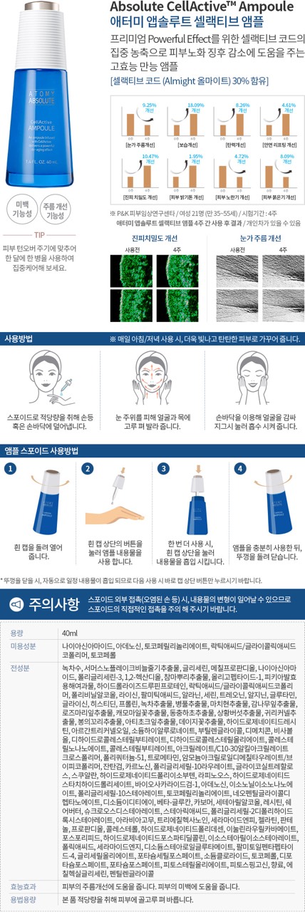 Atomy Absolute Cell Active Skincare Set