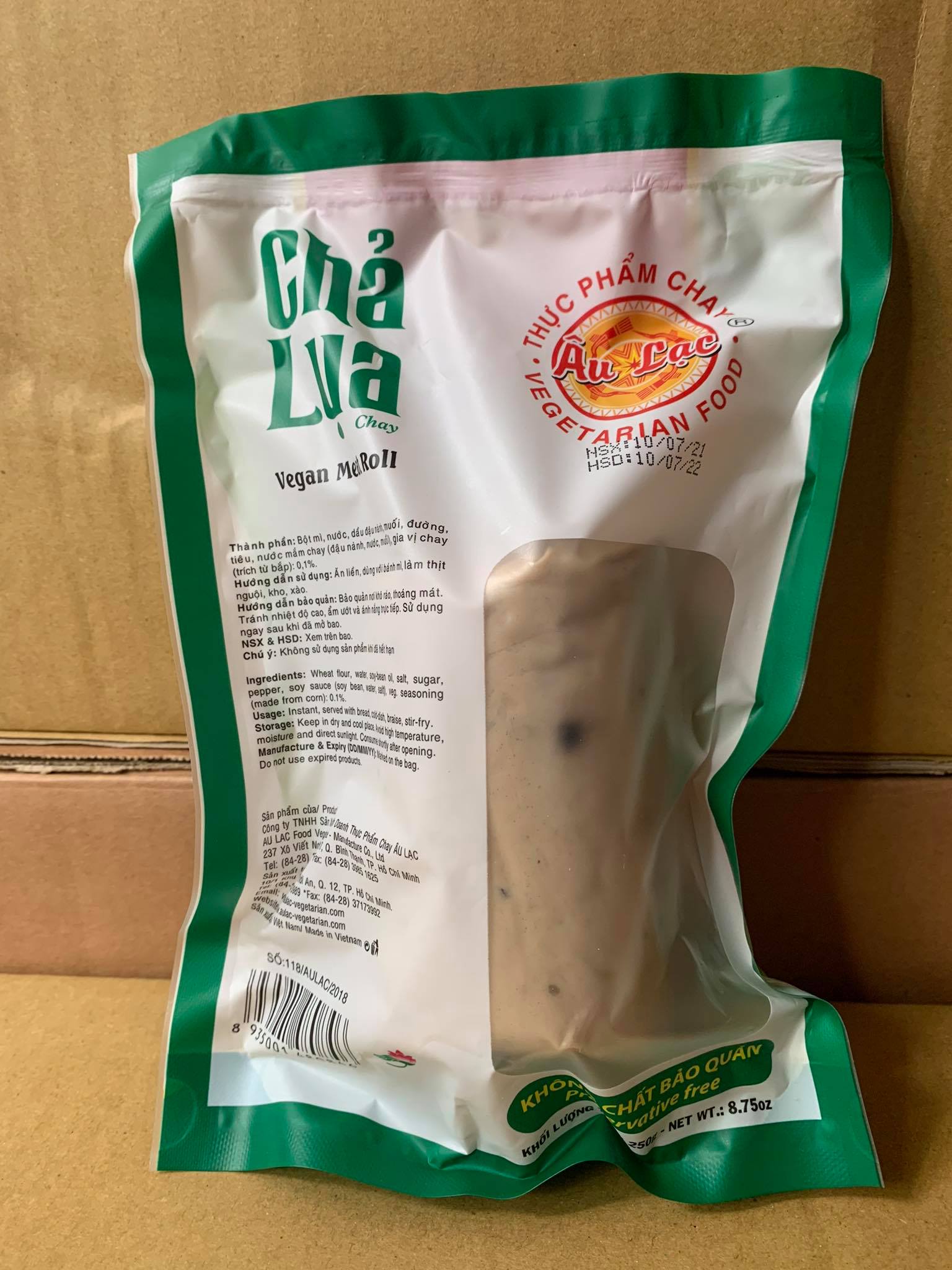 Chả Lụa Chay - Cây 250g