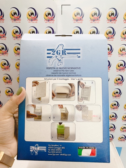 [HCM]Lồng vận chuyển chim size 18cm