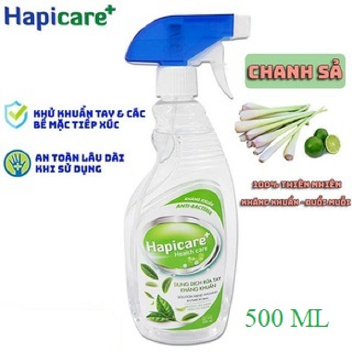 (sunashop)_Chai Xịt Khử Khuẩn Hapicare 500ml