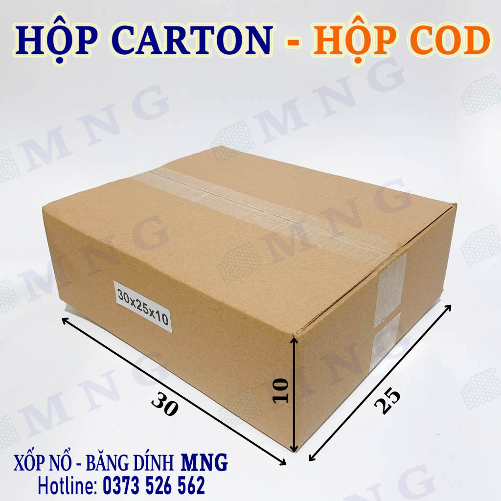 Carton box packing goods size 30x25x10, 30x25x20