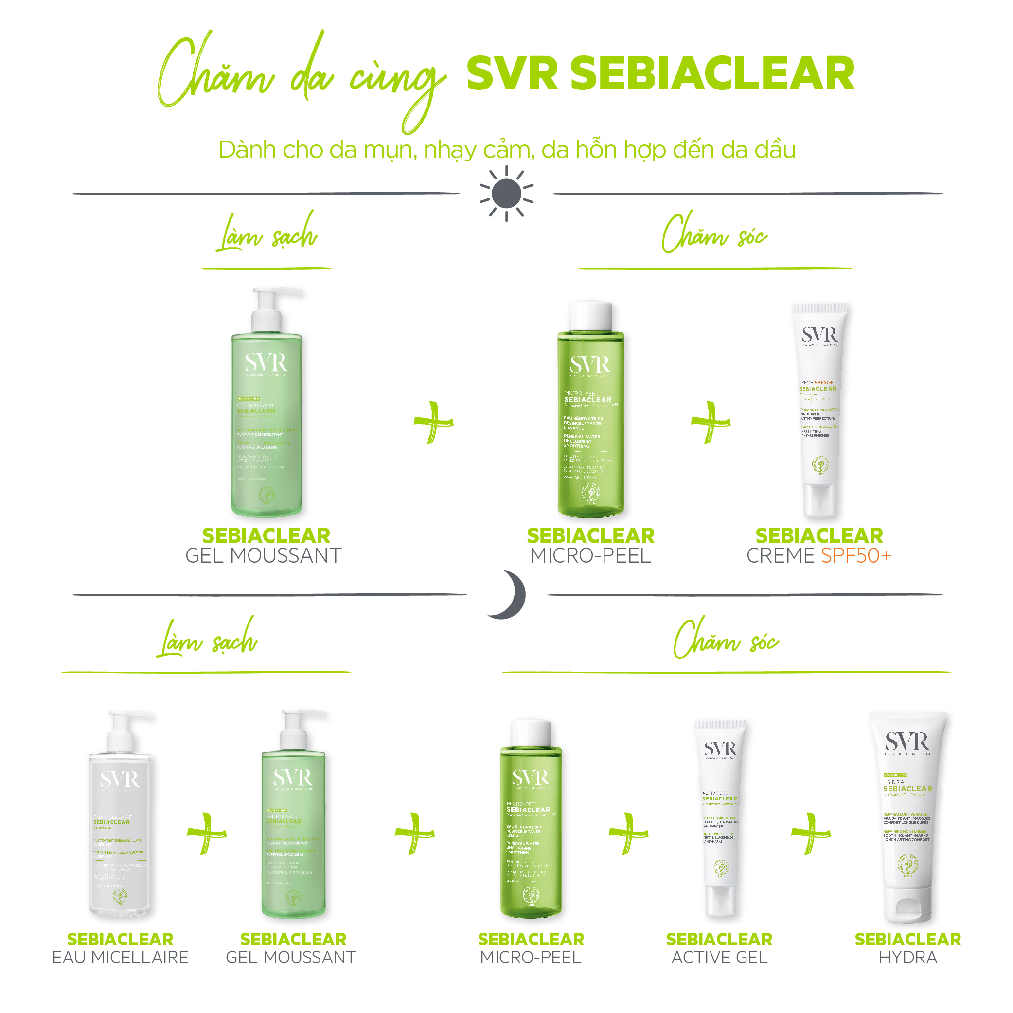 Nước cân bằng da dành cho da dầu, mụn SVR SEBIACLEAR MICRO-PEEL 150ml