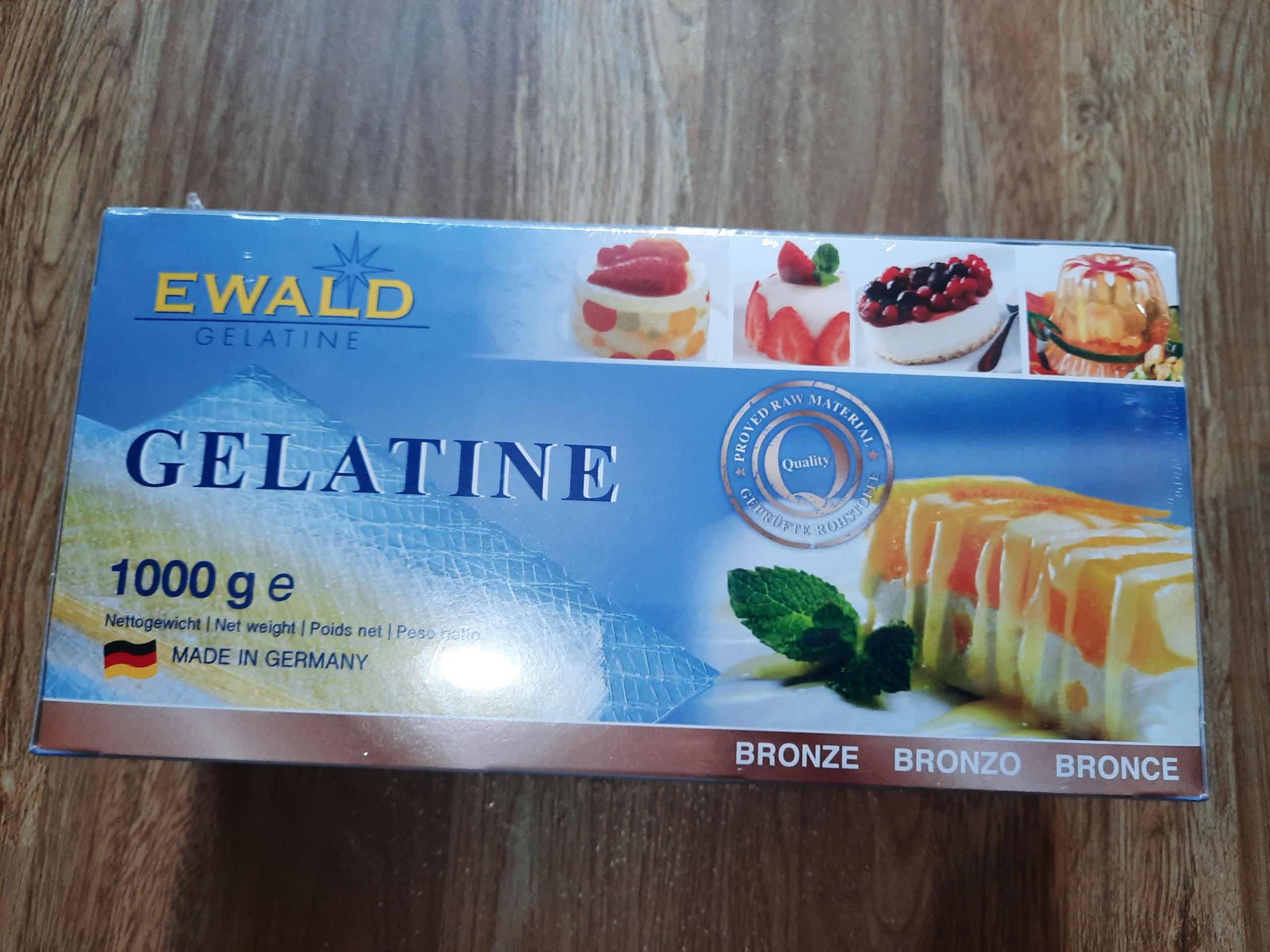 EWALD GELATINE dạng lá