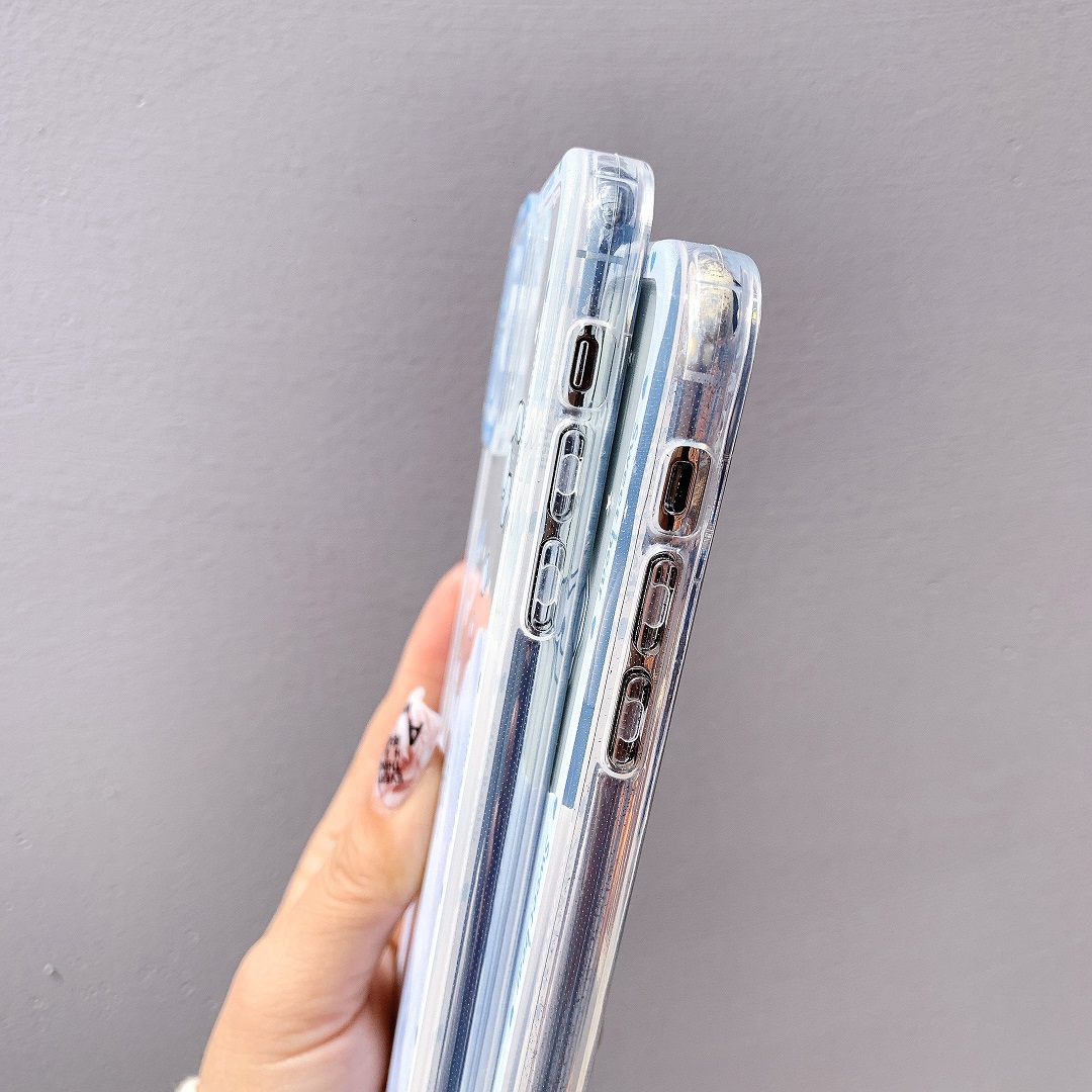 Ốp Lưng Silicon Chống Sốc Viền Nổi Cloud Sky