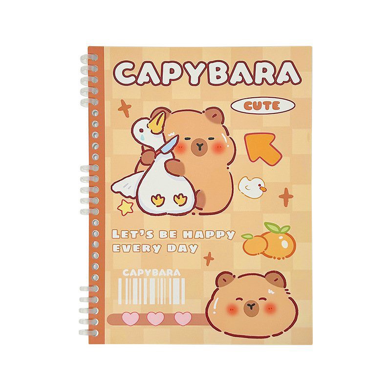 Sổ bìa còng nhựa Capybara khổ A5