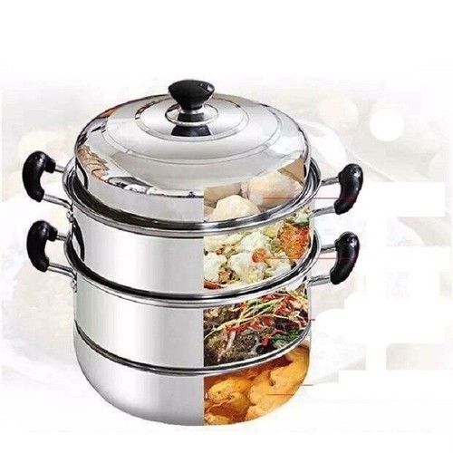 NỒI HẤP 3 TẦNG inox size 28cm