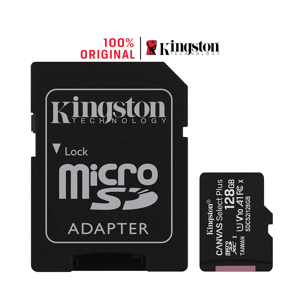 Thẻ nhớ MicroSDXC Kingston Canvas Select Plus 128GB Class 10 U1 SDCS2 128GB