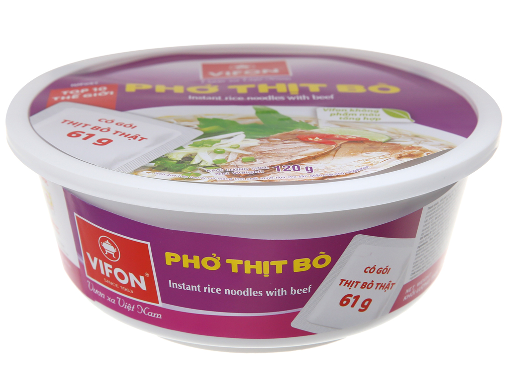 [Siêu thị WinMart] - Phở thịt Bò Vifon bát 120g