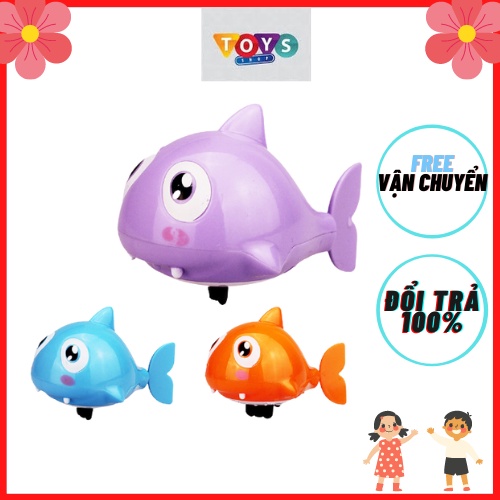 Đồ chơi trẻ em,đồ chơi cho bé cá mập bơi bằng cót đa dạng màu sắc kích cỡ