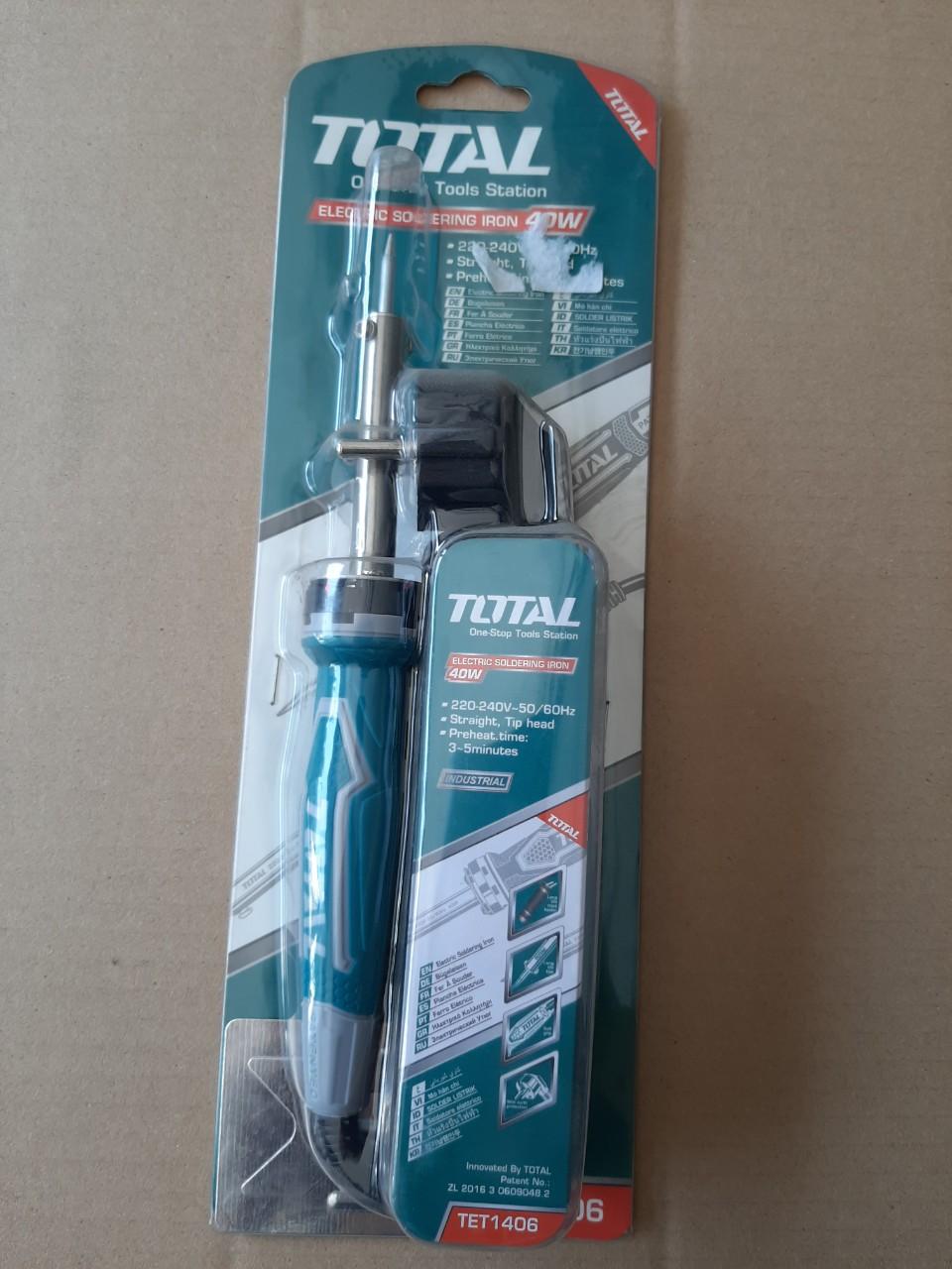 Mỏ hàn chì Total TET1406