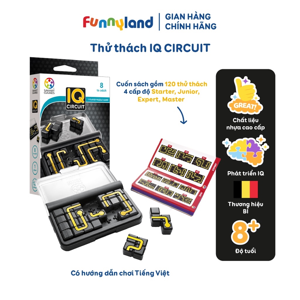 Đồ chơi thử thách trí tuệ IQ Smart Games