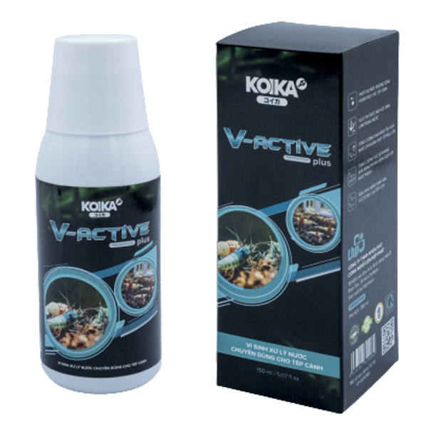Vi Sinh V-ACTIVE PLUS 150ML (Chuyên Dụng Cho Tép Cảnh)