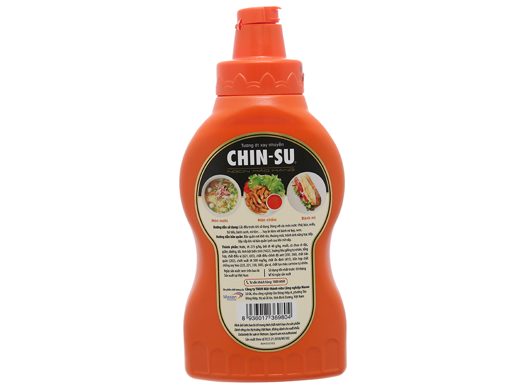 Tương ớt Chinsu siêu cay chai 235g (combo 3 )