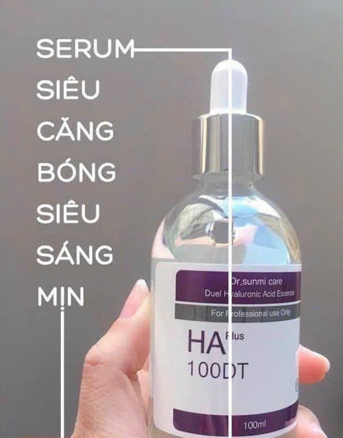 Serum cấp nước cho da cho spa HA Plus tím 100ml