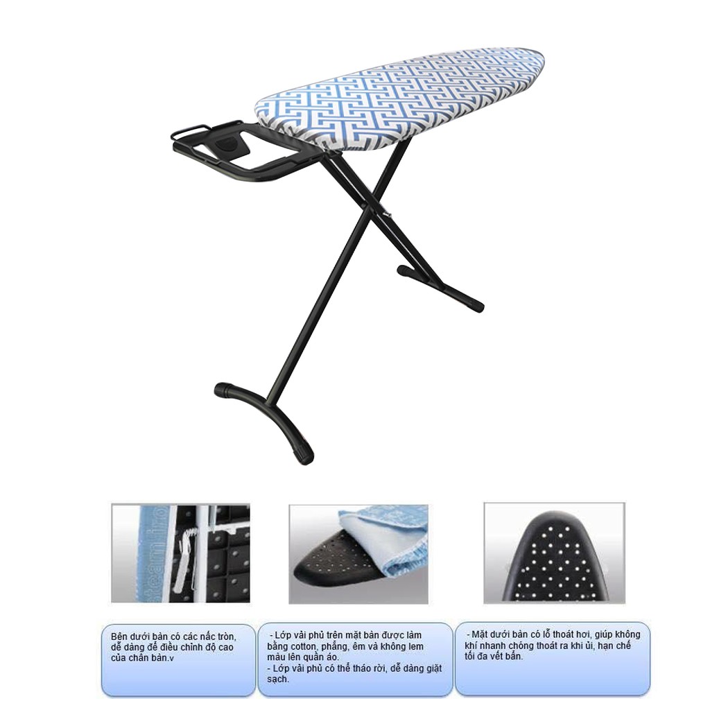 Spriing Kệ ủi quần áo cao đế lưới kim loại