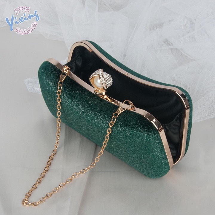 Ví cầm tay nữ dự tiệc da lộn CNT29