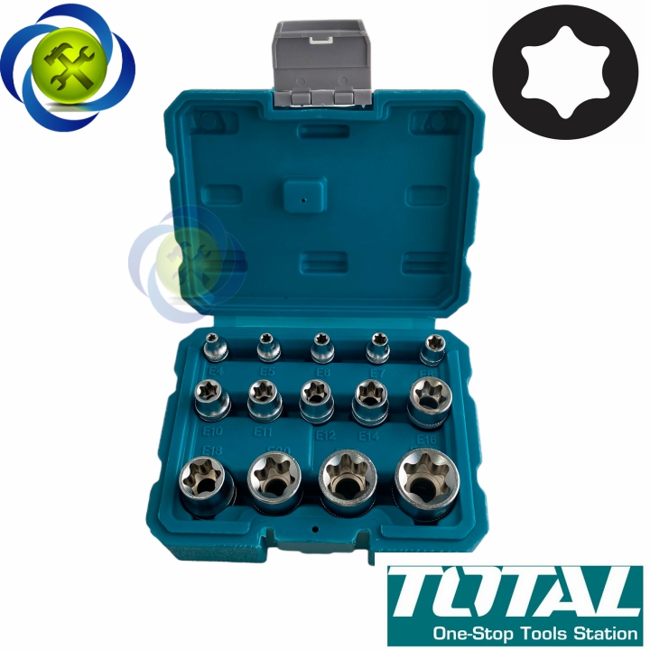 Bộ tuýp sao đầu e 14 chi tiết total thktets0114