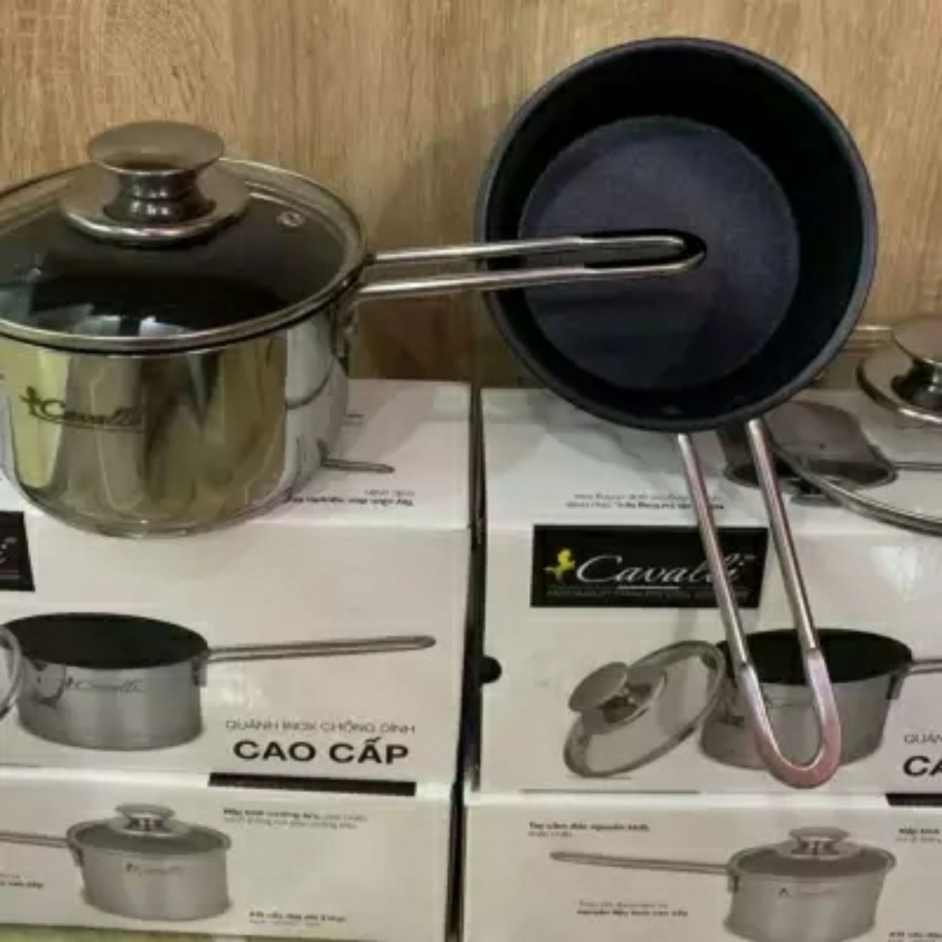 NỒI NẤU BỘT CHO BÉ Cavalli (14cm)