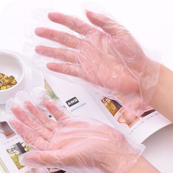 ⛔FREESHIP⛔ Hộp 200 găng tay nilon đa năng (LOẠI 200 CÁI)